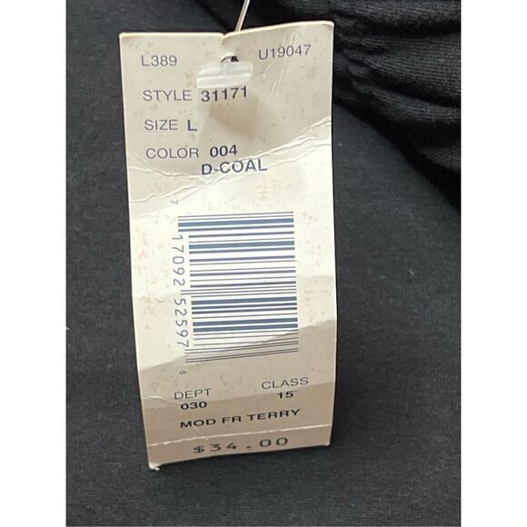 Field Gear Thick Knit Straight Pencil Skirt NWT Washable French Terry Black 8 - Picture 7 of 8